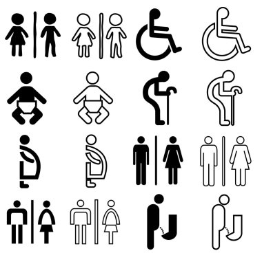 tuvalet işareti nomal