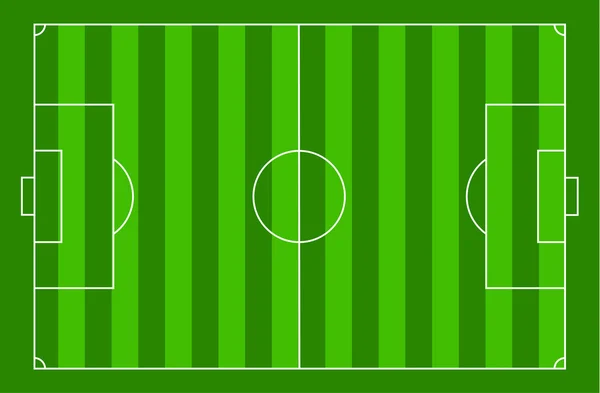 Ovanifrån fotboll domstolen — Stock vektor