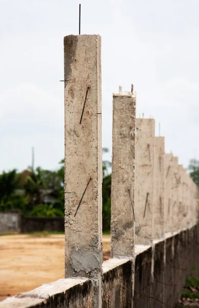 Renovatie beton paal — Stockfoto