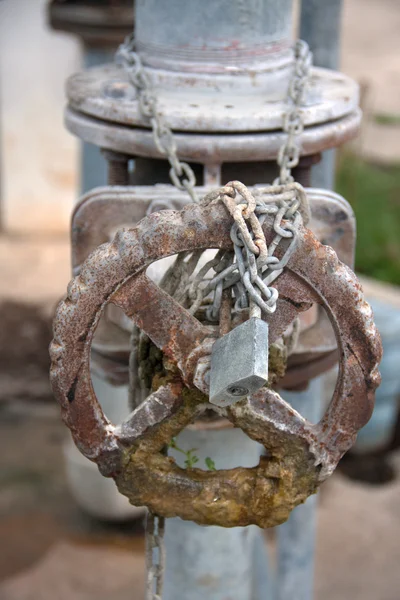 Locks levers valves — Stock Photo, Image