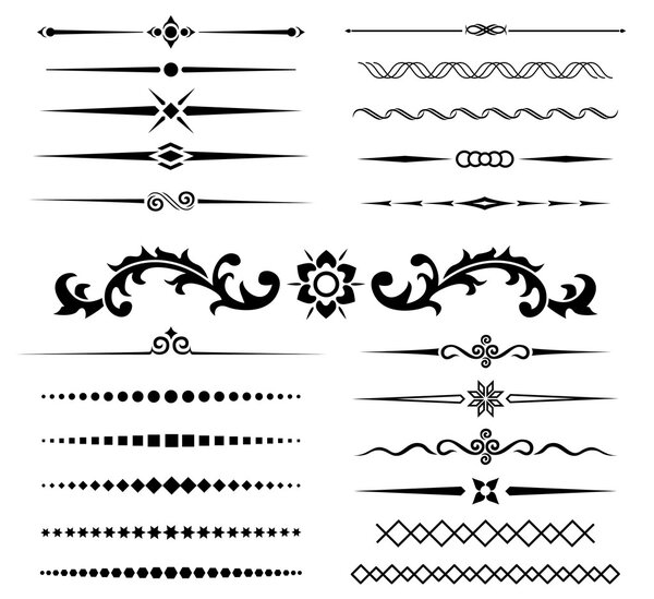 calligraphic design elements 4