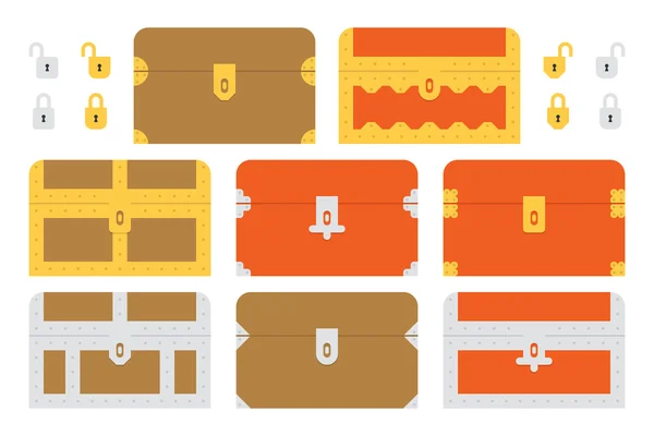 Treasure Chests Stock Vector