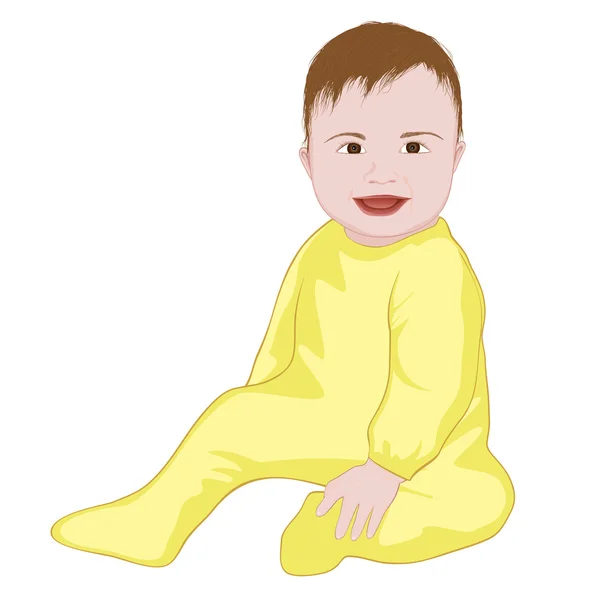 Bébé mignon — Image vectorielle