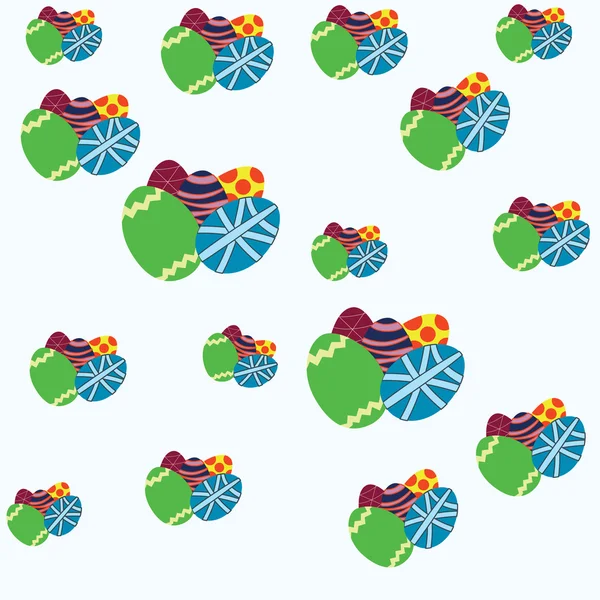 desen renkli Paskalya yumurtaları