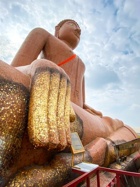 Nakhon Pathom Tailândia Outubro 2020 Estátua Buda Gigante Feita Por — Fotografia de Stock
