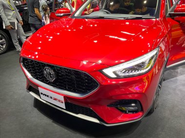 Bangkok Tayland 12 Aralık 2020: Birçok araba fuarı Bangkok, Tayland 'daki 2020 Motor Fuarı' nda