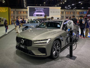 Bangkok Tayland 12 Aralık 2020: Birçok araba fuarı Bangkok, Tayland 'daki 2020 Motor Fuarı' nda