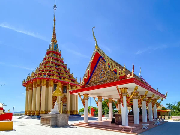 Uthaithani Tayland Mayıs 2021 Wat Sangkat Rattana Khiri Tayland Kuzeyindeki — Stok fotoğraf