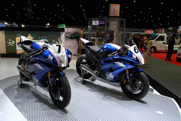 Moto Racing en pantalla — Foto de Stock