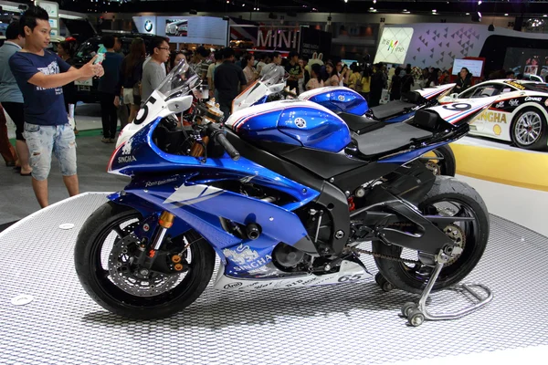 Moto Racing en pantalla — Foto de Stock