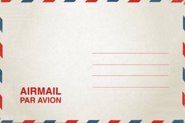 havayolu arkası boş kartpostal