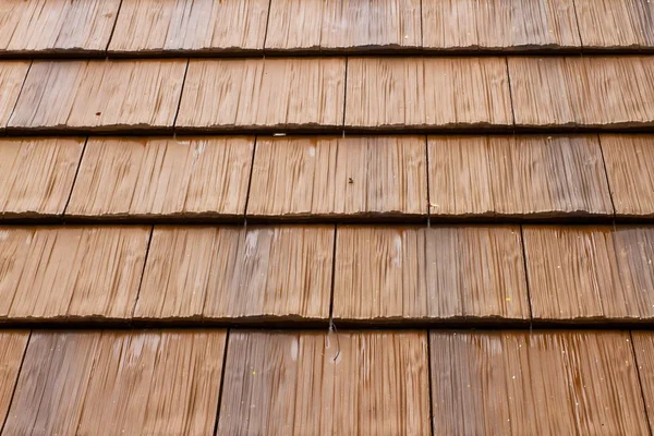 Wooden roof tiles — Stock Photo, Image