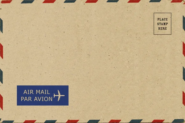 Koperta pocztą lotniczą — Zdjęcie stockowe