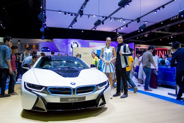 BMW i8 auto in mostra — Foto Stock