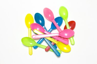 Küçük plastik kaşık