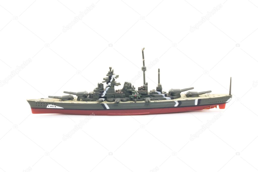 World war II warship model toy