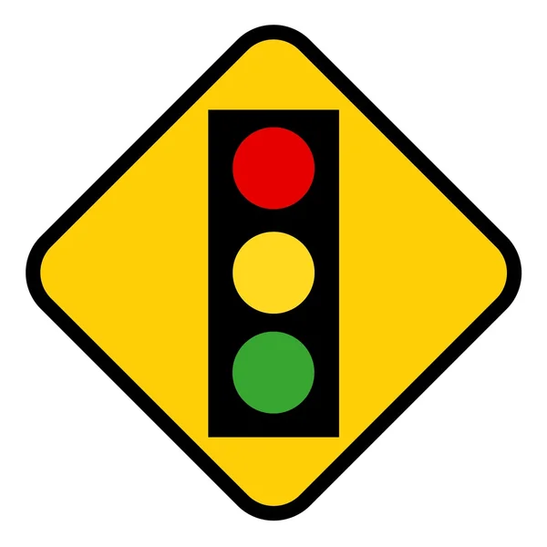 Sinal de semáforo — Fotografia de Stock