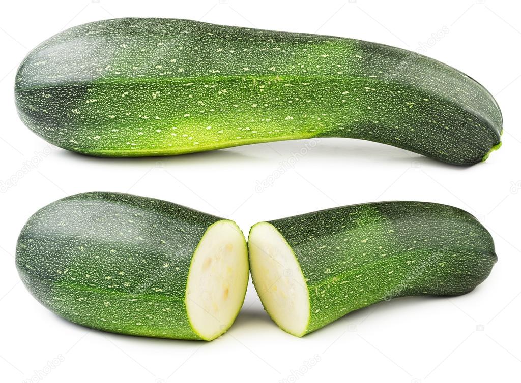 Courgette isolated