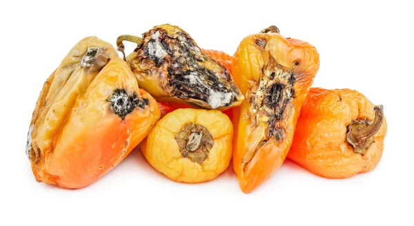 Rotten bell peppers — Stock Photo, Image