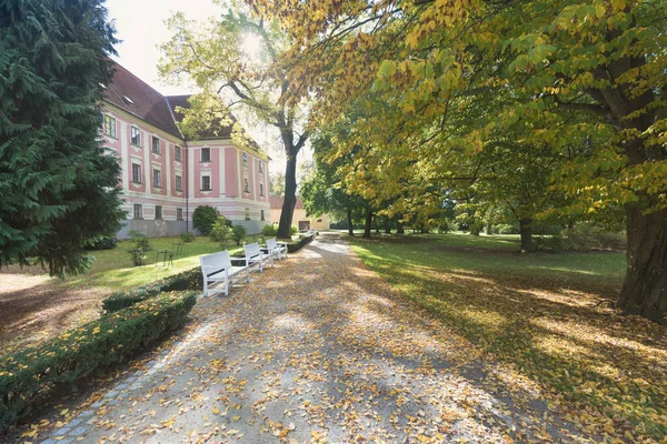 Trebon Czech Republic September 2020 Courtyard Trebon Castle Renaissance Palace — Stock Photo, Image