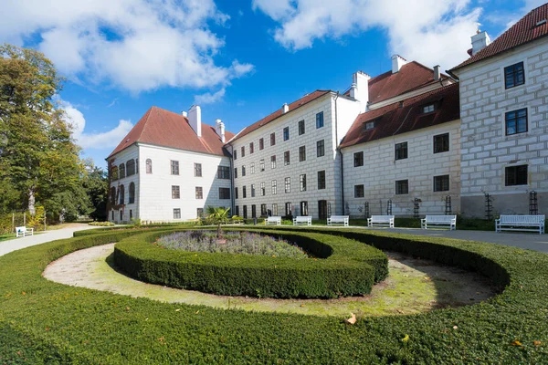 Trebon Czech Republic September 2020 Courtyard Trebon Castle Renaissance Palace — Stock Photo, Image