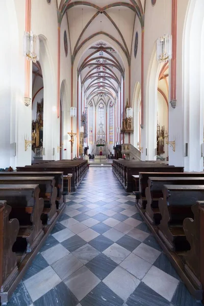 Hradec Kralove República Checa Diciembre 2020 Catedral Interior Del Espíritu — Foto de Stock