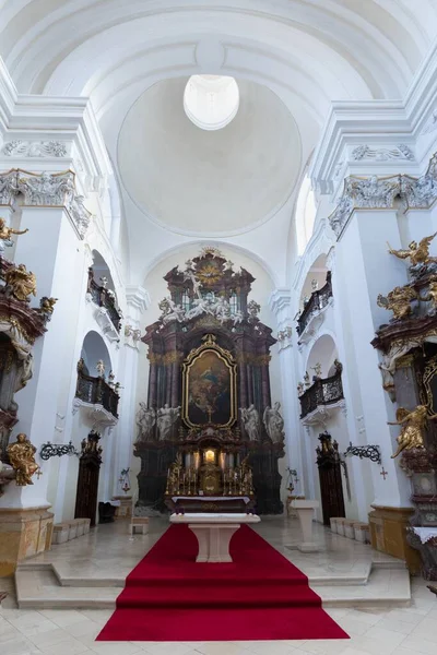 Hradec Krlov República Checa Diciembre 2020 Iglesia Asunción Virgen María —  Fotos de Stock