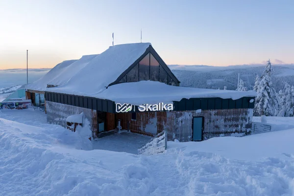 Kralicky Sneznik Dolni Morava Tschechische Republik Januar 2021 Skigebiet Dolni — Stockfoto