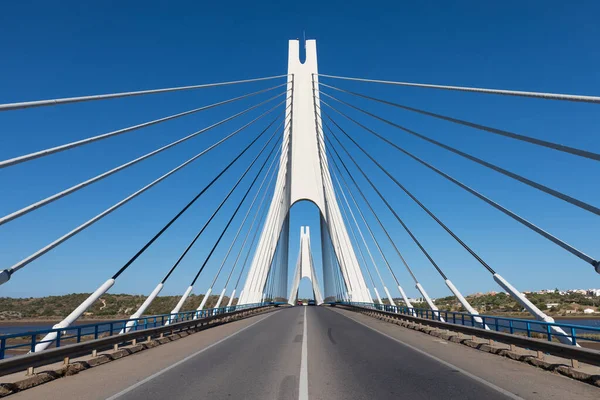 Hängebrücke Und Eine Der Größten Hängebrücken Portugals Sonniger Tag — Stockfoto