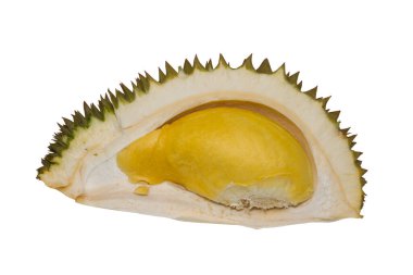 Monthong Durianon: Şifreleme yolu ile beyaz arkaplan.