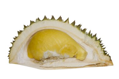 Monthong Durianon: Şifreleme yolu ile beyaz arkaplan.