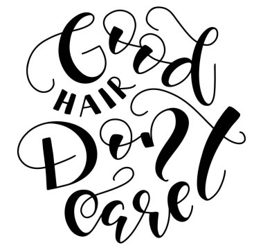 Saçları güzel, siyah vektör çizimi beyaz arka planda izole edilmiş. Alışveriş çantası tasarımı, telefon kılıfı, poster, tişört ve sosyal medya için kullanılabilir..