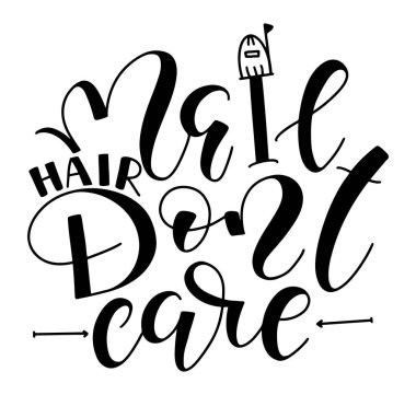 Posta kuaförü umursamaz, siyah vektör illüstrasyonunda beyaz arka planda karalama ve karalama posta kutusu bulunur. Alışveriş çantası tasarımı, telefon kılıfı, poster, tişört ve sosyal medya için kullanılabilir..