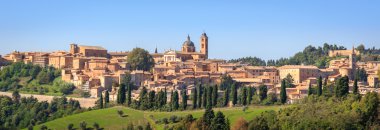 Panorama of Urbino clipart