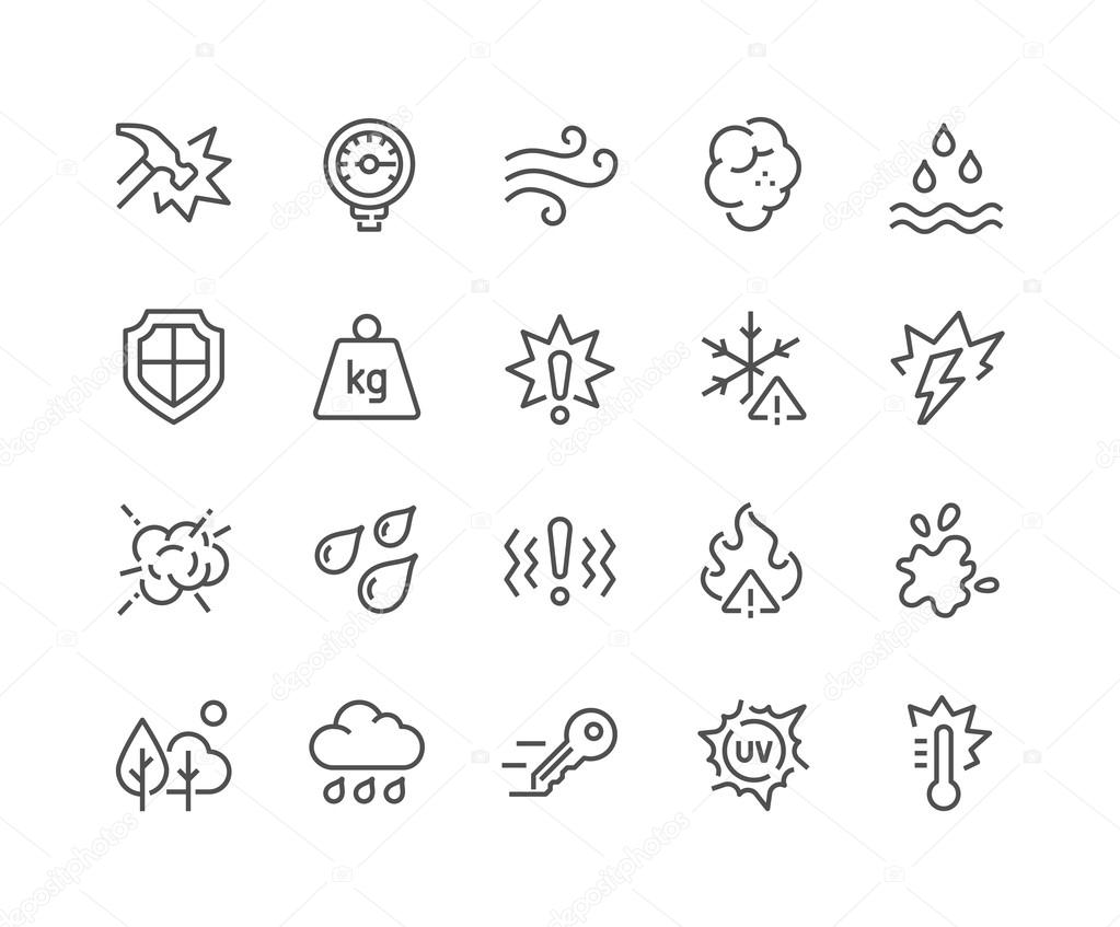Line Influence Icons
