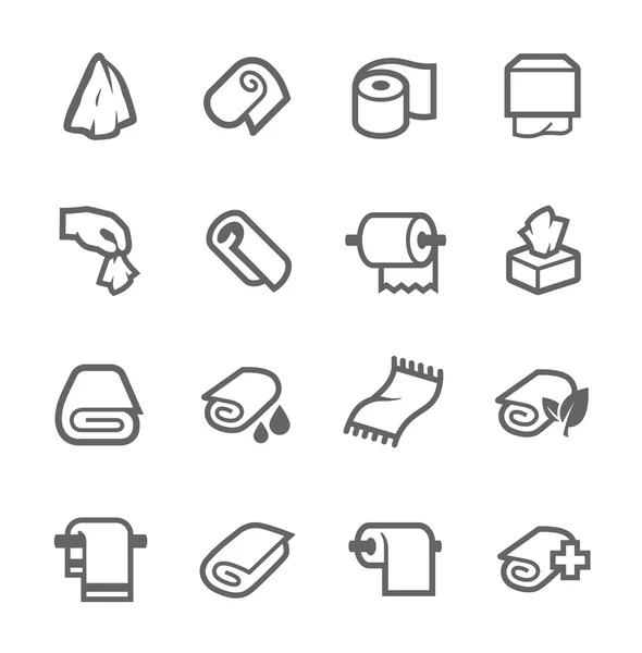 havlu ve peçete simgeler