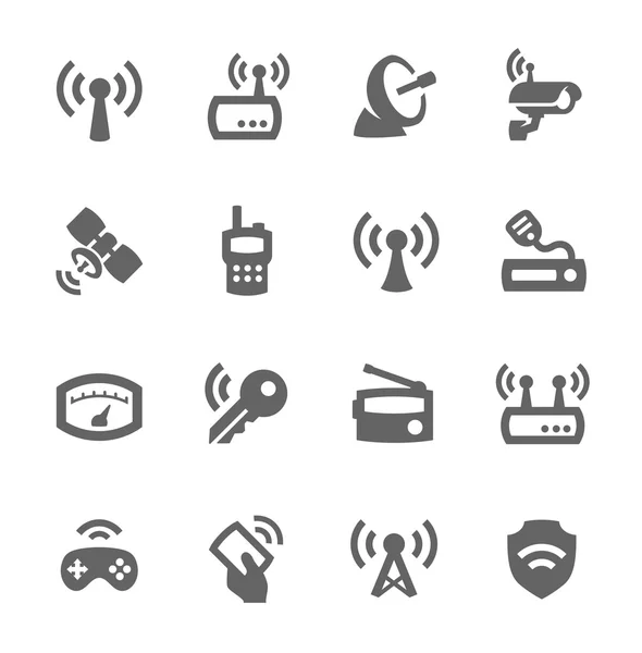Iconos de radio — Vector de stock