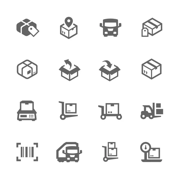 Iconos de carga — Vector de stock