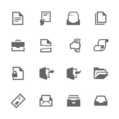 Documents Icons clipart