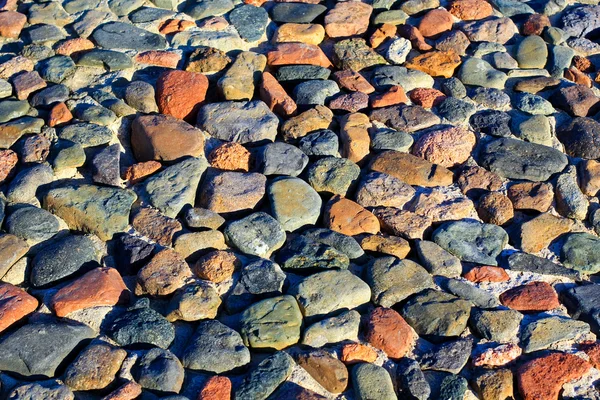 Cobblestone background in the street — Stock Photo, Image