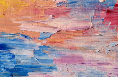 Yağlıboya Resim arka plan renkli sanat