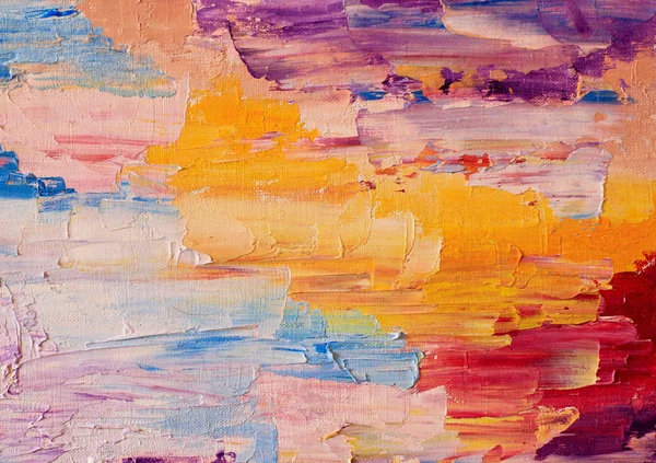 Arte colorida pintura a óleo fundo — Fotografia de Stock