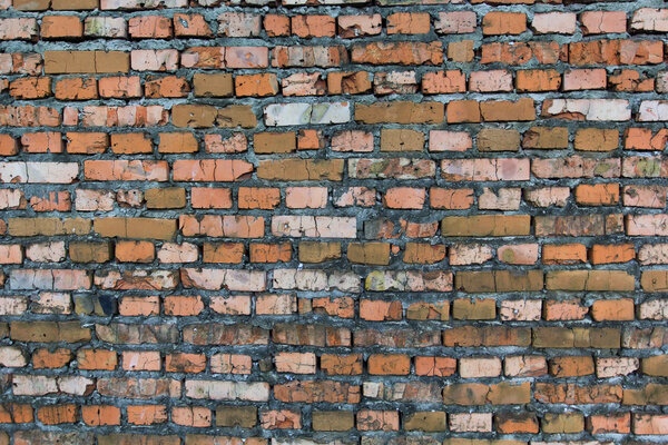 brick industrial wall for background