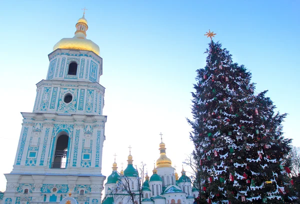 Weihnachten in Kiew, Ukraine — Stockfoto