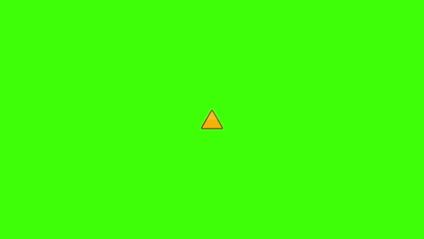 The international hazard or warning signs are recognizable symbols designed to warn about dangerous situations. — Stock Footage International Hazard Warning Signs Recognizable Symbols Designed Warn Dangerous Situations Royalty Free Stock Footage