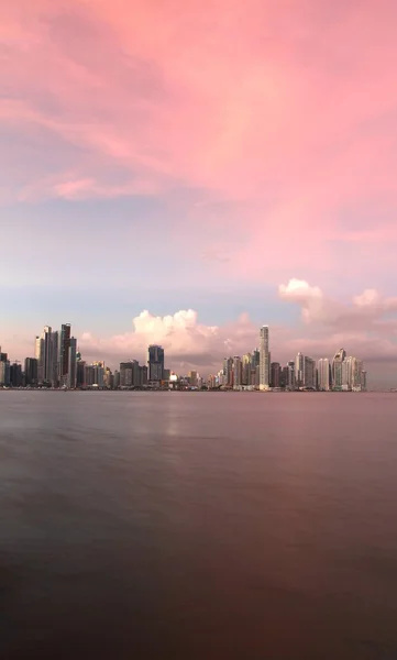 Panama city z widokiem na ocean Atlantycki — Zdjęcie stockowe