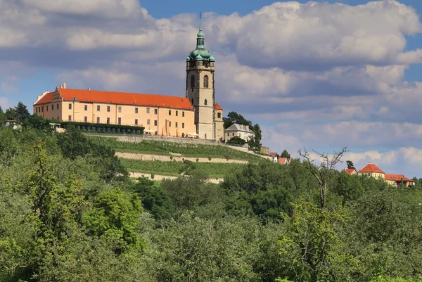 Melnik palotától, a Cseh Köztársaságban — Stock Fotó