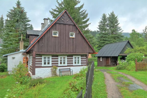 Traditional Wooden Cottage Czech Republic — Stock Photo, Image