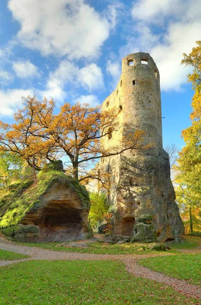 Ruïnes Van Het Kasteel Van Valecov Tsjechië — Stockfoto