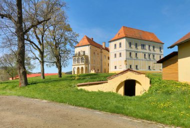 Çek Cumhuriyeti 'ndeki Letovice kalesi